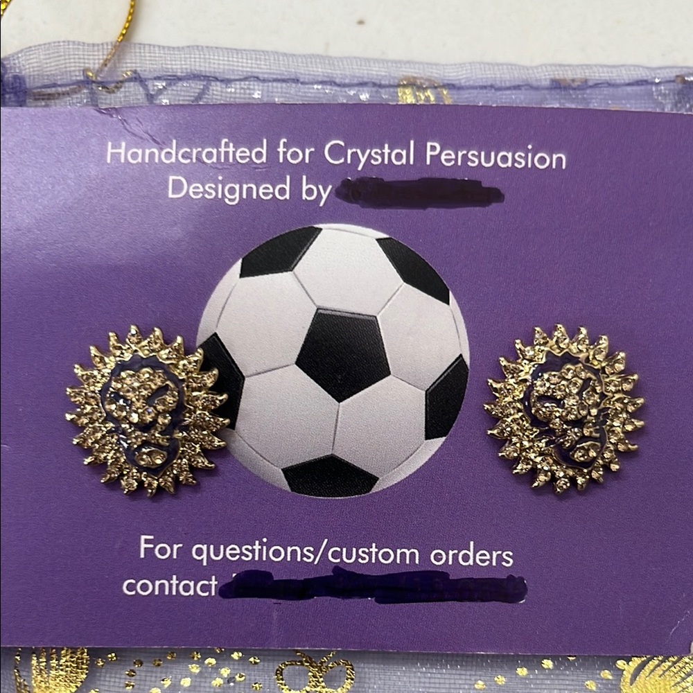 Gold Lion Earrings